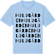 Blue Soul t-shirt med Hulugården ordlek t-shirt