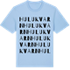 Blue Soul t-shirt med Hulukvarn ordlek t-shirt