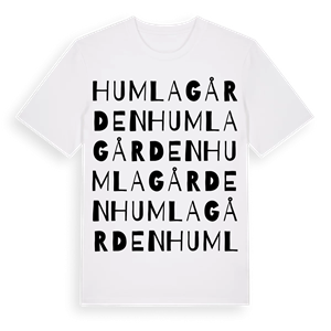 Humlagården ordlek t-shirt – ekologisk bomull t-shirt från Pinshirt