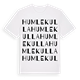 Humlekulla ordlek t-shirt