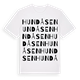 Hundåsen ordlek t-shirt