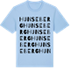 Blue Soul t-shirt med Hunseberg ordlek t-shirt