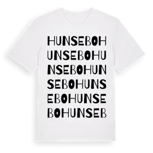 Hunsebo ordlek t-shirt – ekologisk bomull t-shirt från Pinshirt