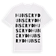 White t-shirt med Hunseryd ordlek t-shirt