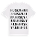 Huskvarna ordlek t-shirt