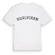 Huslyckan böjd t-shirt