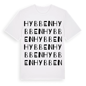 Hybben ordlek t-shirt – ekologisk bomull t-shirt från Pinshirt