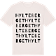 Vintage White t-shirt med Hylteberget ordlek t-shirt