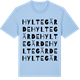 Blue Soul t-shirt med Hyltegärde ordlek t-shirt