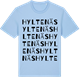 Blue Soul t-shirt med Hyltenäs ordlek t-shirt