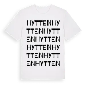 Hytten ordlek t-shirt – ekologisk bomull t-shirt från Pinshirt