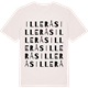 Vintage White t-shirt med Illerås ordlek t-shirt