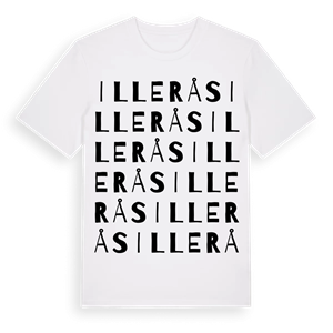 Illerås ordlek t-shirt – ekologisk bomull t-shirt från Pinshirt
