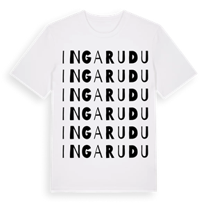 Ingarudu ordlek t-shirt – ekologisk bomull t-shirt från Pinshirt