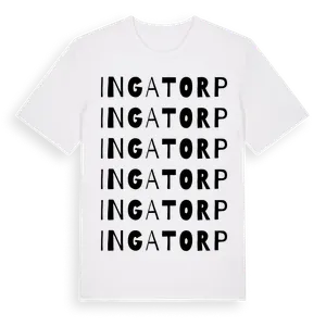 Ingatorp ordlek t-shirt – ekologisk bomull t-shirt från Pinshirt