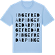 Blue Soul t-shirt med Ingefredarp ordlek t-shirt