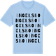 Blue Soul t-shirt med Ingelsbo ordlek t-shirt
