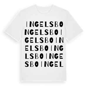 Ingelsbo ordlek t-shirt – ekologisk bomull t-shirt från Pinshirt