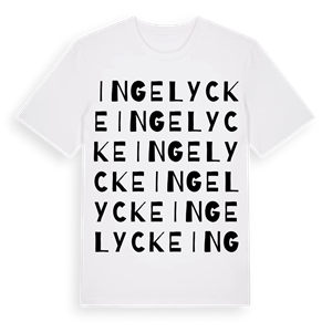 Ingelycke ordlek t-shirt – ekologisk bomull t-shirt från Pinshirt
