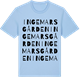 Blue Soul t-shirt med Ingemarsgården ordlek t-shirt
