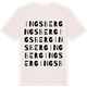 Vintage White t-shirt med Ingsberg ordlek t-shirt