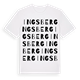 White t-shirt med Ingsberg ordlek t-shirt