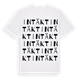 White t-shirt med Intäkt ordlek t-shirt