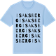 Blue Soul t-shirt med Isaksberg ordlek t-shirt