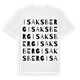 White t-shirt med Isaksberg ordlek t-shirt