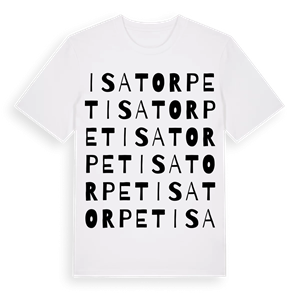 Isatorpet ordlek t-shirt – ekologisk bomull t-shirt från Pinshirt