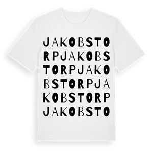 Jakobstorp ordlek t-shirt – ekologisk bomull t-shirt från Pinshirt