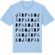 Blue Soul t-shirt med Järpabo ordlek t-shirt