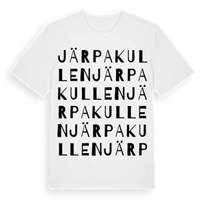 Järpakullen ordlek t-shirt – ekologisk bomull t-shirt från Pinshirt