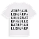 Järpakullen ordlek t-shirt