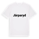 White t-shirt med Järparyd fetstil t-shirt