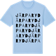 Blue Soul t-shirt med Järparyd ordlek t-shirt