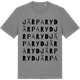 Mid Heather Gray t-shirt med Järparyd ordlek t-shirt