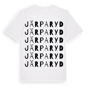 Järparyd ordlek t-shirt – ekologisk bomull t-shirt från Pinshirt
