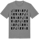 Mid Heather Gray t-shirt med Järvarp ordlek t-shirt