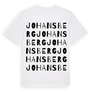 Johansberg ordlek t-shirt – ekologisk bomull t-shirt från Pinshirt