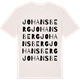 Vintage White t-shirt med Johansberg ordlek t-shirt