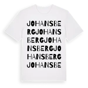 Johansberg ordlek t-shirt – ekologisk bomull t-shirt från Pinshirt