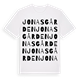 Jonasgården ordlek t-shirt