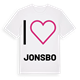 Jag älskar Jonsbo t-shirt stort tryck