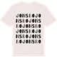 Vintage White t-shirt med Jonsbo ordlek t-shirt