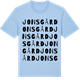 Blue Soul t-shirt med Jonsgård ordlek t-shirt