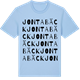Blue Soul t-shirt med Jontabäck ordlek t-shirt