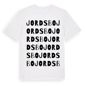 Jordsbo ordlek t-shirt – ekologisk bomull t-shirt från Pinshirt
