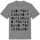 Mid Heather Gray t-shirt med Juditsmålen ordlek t-shirt