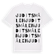Juditsmålen ordlek t-shirt